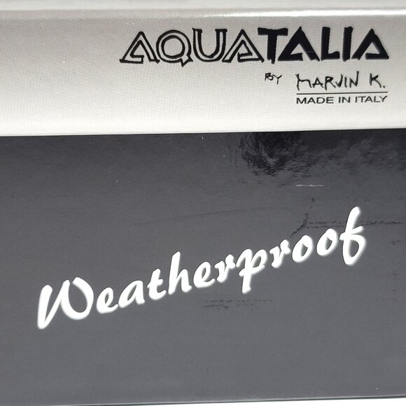 Aquaitalia Miracle Waterproof Front Zipped Boots in Hazelnut Patent Leather - Picture 15 of 16